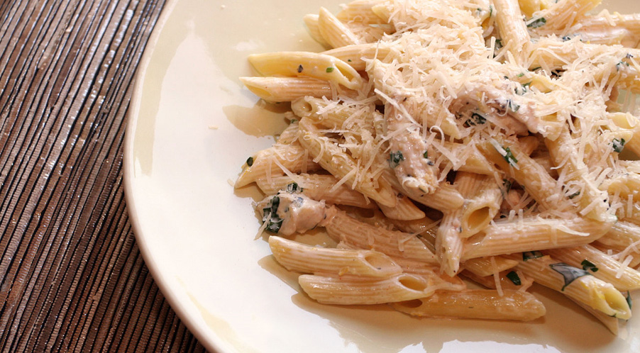 Lemon Mascarpone Chicken Pasta - Taste Inc